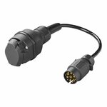Verloopkabel 30 cm van 13-polig type Multicon West naar 13-polig type Jaeger