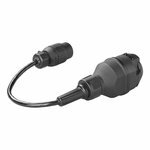 Verloopkabel 30 cm van 13-polig type Multicon West naar 13-polig type Jaeger