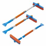 Sneeuwborstel met ijskrabber + telescopische steel 99-127cm