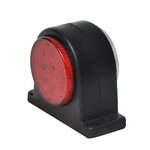 Breedtelicht rood/wit 68x62mm 8LED in blister