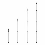 Tentstok telescopisch 4-delig 83 - 230 cm