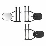Caravanspiegel vlak glas 410 x 140 x 190 mm uitschuifbaar