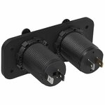 Inbouw kit: stekkerdoos DIN + USB poort dubbel type A 2x2100mA in blister