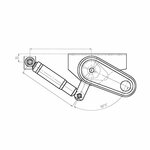 AL-KO Schokbrekerhouder 90 x 50 mm - set van 2 stuks