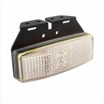 Markeringslamp 12/24V wit 110x40mm LED met houder in blister