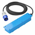 CEE 3-weg Schuko stekkerdoos 5M 3x 1,5 mm²