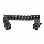 Spiraalkabel 3M met 2x stekker 7-polig PVC in blister