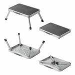 Opstapje 1 trede inklapbaar voor caravan/camper