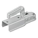 Kogelkoppeling staal verticaal 2 gaten vierkant 60mm 1300kg geremd