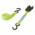 Spanband met ratel + 2 haken 5 meter - set van 4 stuks