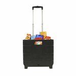 Transport trolley met inklapbare krat 25kg