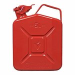 Jerrycan 5L metaal rood UN- TüV/GS-gekeurd