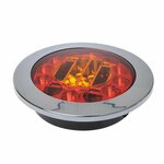 Achterlicht 3 functies 122mm 24LED chroom in blister
