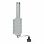 Kielsteun verstelbaar voor boottrailer 40 x 40 mm uitdraaibaar 385-535 mm 200 kg