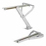 Caravanhoeksteun compact met kantelbare voet 500kg 438x265mm H:410mm
