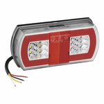 Achterlicht 5 functies 225 x 105 mm 43LED links