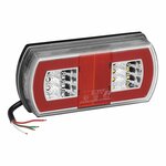 Achterlicht 5 functies 225 x 105 mm 43LED rechts