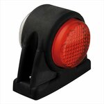 Breedtelicht 12/24V rood/wit 101x82mm LED in blister
