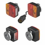 Aanhangerverlichtingsset met magneten 7,5+2,5M kabel