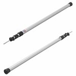 Tentstok telescopisch 3-delig 93-230cm - set van 2 stuks