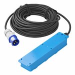 CEE 3-weg Schuko stekkerdoos 20M 3x 1,5 mm²
