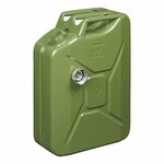 Jerrycan 20L metaal groen met magnetische schroefdop UN- TüV/GS-gekeurd
