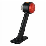 Breedtelicht 12/24V rood/wit/oranje 166x193mm LED links in blister