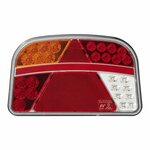Achterlicht 6 functies 240x150mm LED links