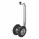 Dubbel neuswiel 48 mm met massief PU banden 200 x 50 mm