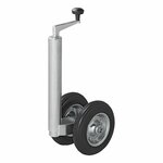 Dubbel neuswiel 48 mm met massief PU banden 200 x 50 mm