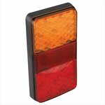 Achterlicht 12/24V 4 functies 80x150mm LED in blister