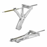 Caravanhoeksteun 1000kg 605x280mm H:470mm met verlengd uitdraaimechanisme