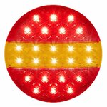 Achterlicht 12/24V 3 functies 140mm STI LED in blister