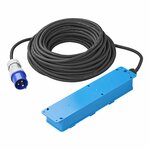CEE 3-weg stekkerdoos 20M 3x 1,5 mm² (2xSchuko + 1x2-USB)
