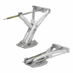 Caravanhoeksteun 1000kg 605x280mm H:470mm incl. stabilisatievoet