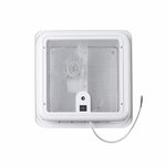 Dakluik 280 x 280 mm zonder permanente ventilatie transparant met ventilator