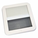 Dakluik 400 x 400 mm zonder permanente ventilatie transparant led