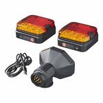 Aanhangerverlichtingsset LED met magneten draadloos (Bluetooth) 13-polig