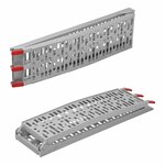 Oprijplaat aluminium vouwbaar 220x28cm 340kg per stuk