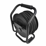 Kabelhaspel CEE 25M 3x2,5mm² (2x Schuko + 1x CEE)