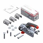 Kogelkoppeling AK270 rond  dia 35/40/45/50 mm 2700 kg met slot en safety-ball