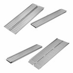 Oprijplaat aluminium vouwbaar voor rolstoel 183x73cm 270kg