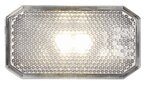 Markeringslamp 12/24V wit 80 x 44 mm LED