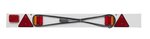 Verlichtingsbalk LED met LED mistlamp + 6M kabel