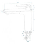 Mengkraan Vector S Keuken  dia 33 mm chroom in doos