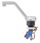 Mengkraan De Luxe  dia 20 mm zwart/chroom, grote knop in blister