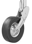 Neuswiel 570/60 mm velg metaal met rubberband 220 x 65 mm inklapbaar 300kg