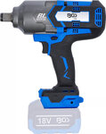 Accu slagmoersleutelset borstelloos 1200 Nm 18 V met accu en snellader