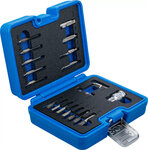 Schroeven uitdraaiset voor binnenzeskant 1,5 - 10 mm / T-profiel (voor Torx) T10 - T55 19-dlg