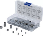 Assortiment inzetstukken voor schroefdraadreparatie roestvrij staal 150-dlg